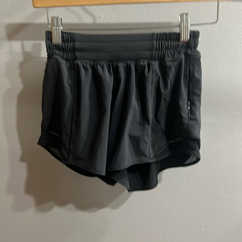 Black lulu lemon shorts